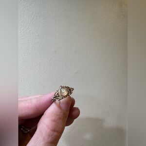Elegant Gold Opal Ring